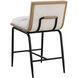 Abilene 36 inch Polo Club Muslin Counter Stool